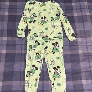 Disney Mickey Mouse St Patrick’s Day Pajama Set